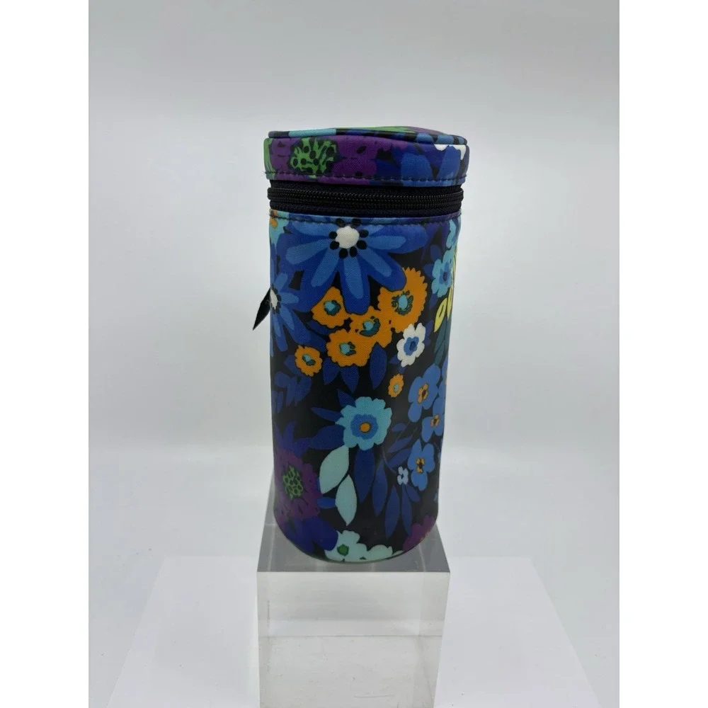 Vera Bradley Insulated Water Baby Bottle Travel Caddy Wristlet Midnight Read